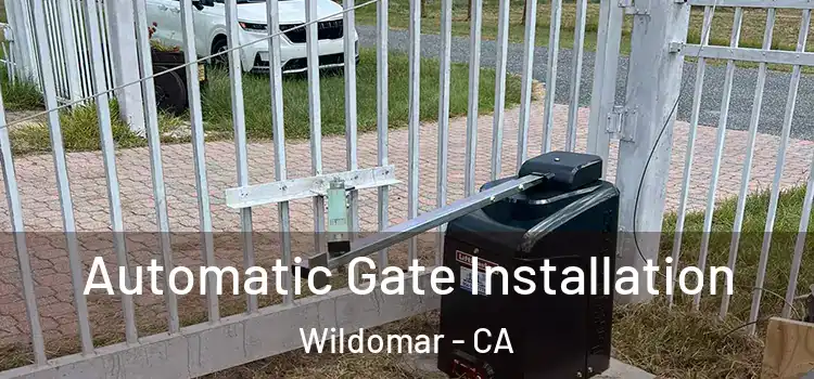 Automatic Gate Installation Wildomar - CA